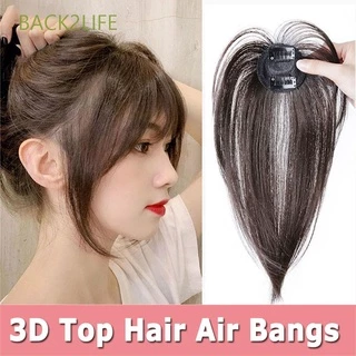 BRBLIFE Top Hair Bangs Extensões De Cabelo Sintético Mulheres Fibra De Alta Temperatura Com Peruca Franja Falsa