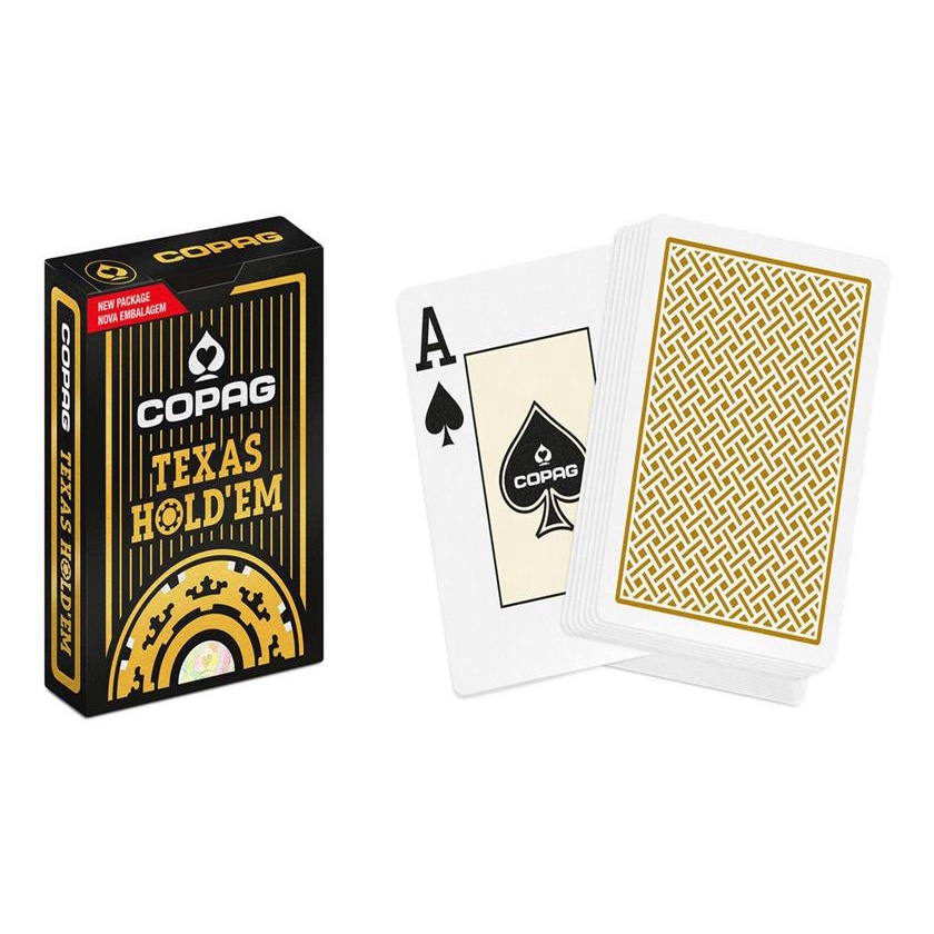 Baralho De Poker Texas Holdem Dourado