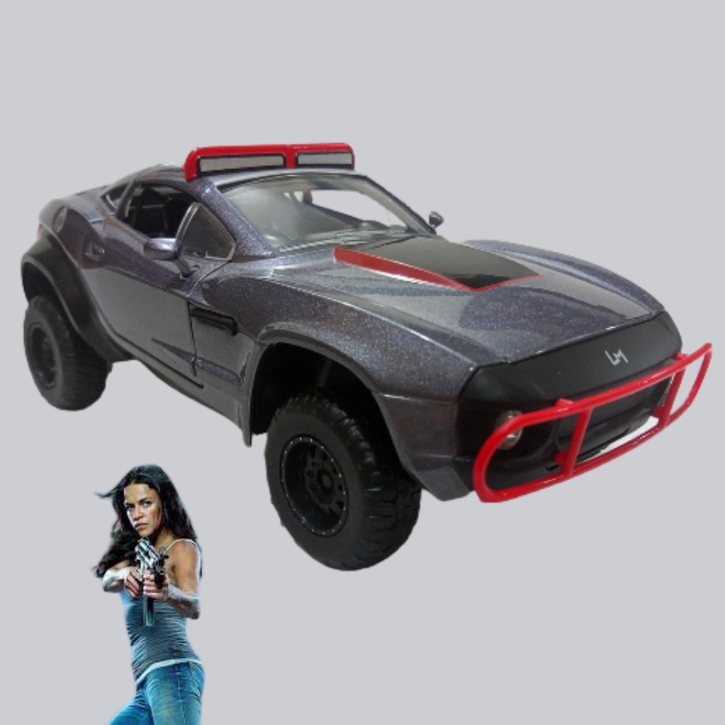 Modellino Diecast Fast & Furious 8 1/32 - Letty's Rally Fighter - Jada Toys Veicolo In Metallo E Plastica - Collezione Con Licenza Ufficiale - 4
