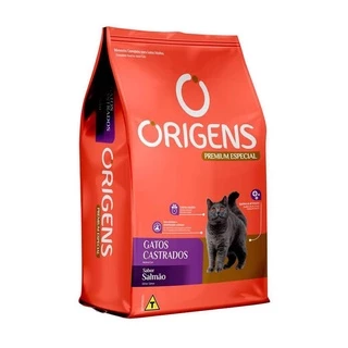 Ração Origens Premium Especial Gatos Castrados Salmão 10,1kg