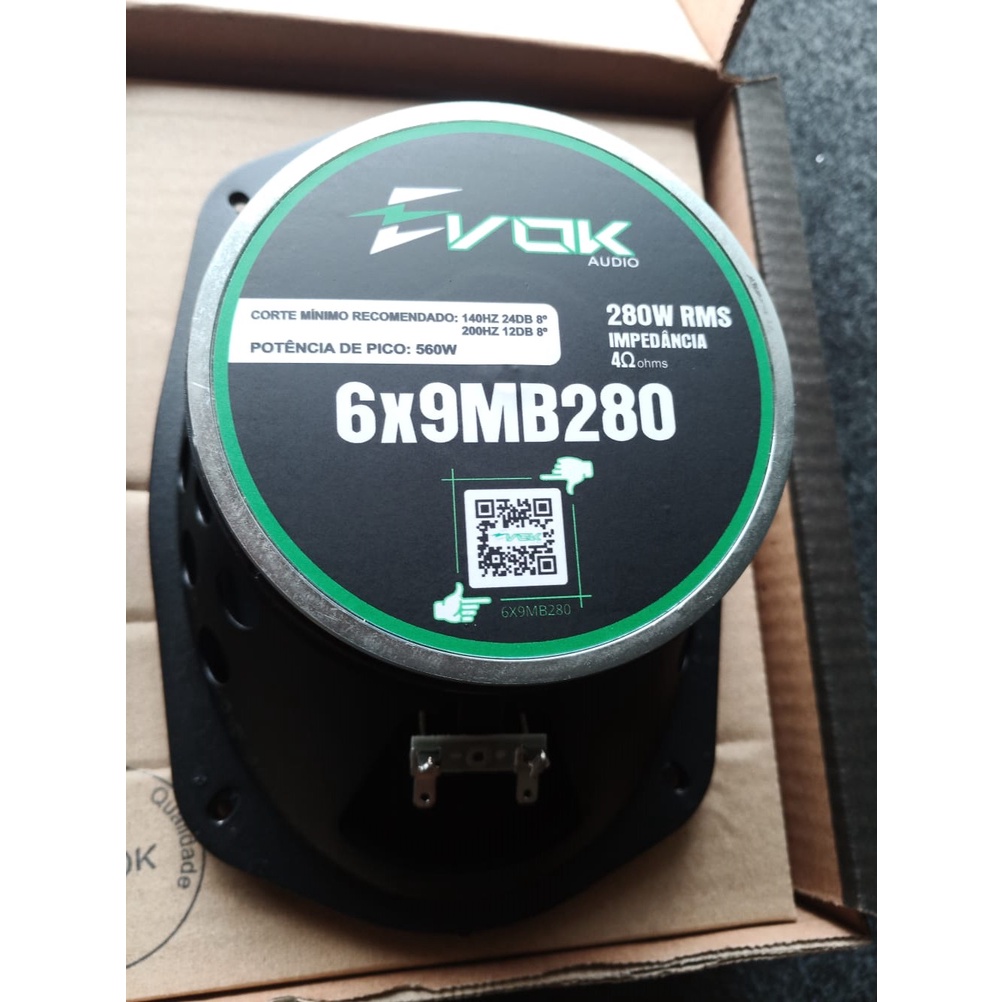 Som Automotivo evok 6X9 69 280 W 560 Rms Par melhor que zetta