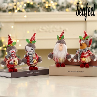 nerhemg Ornamento de Natal em forma de trenzinho, trenzinho, luz de LED,  Papai Noel, boneco de neve, presente de decoração de Natal, bronze, café,  boneco de neve