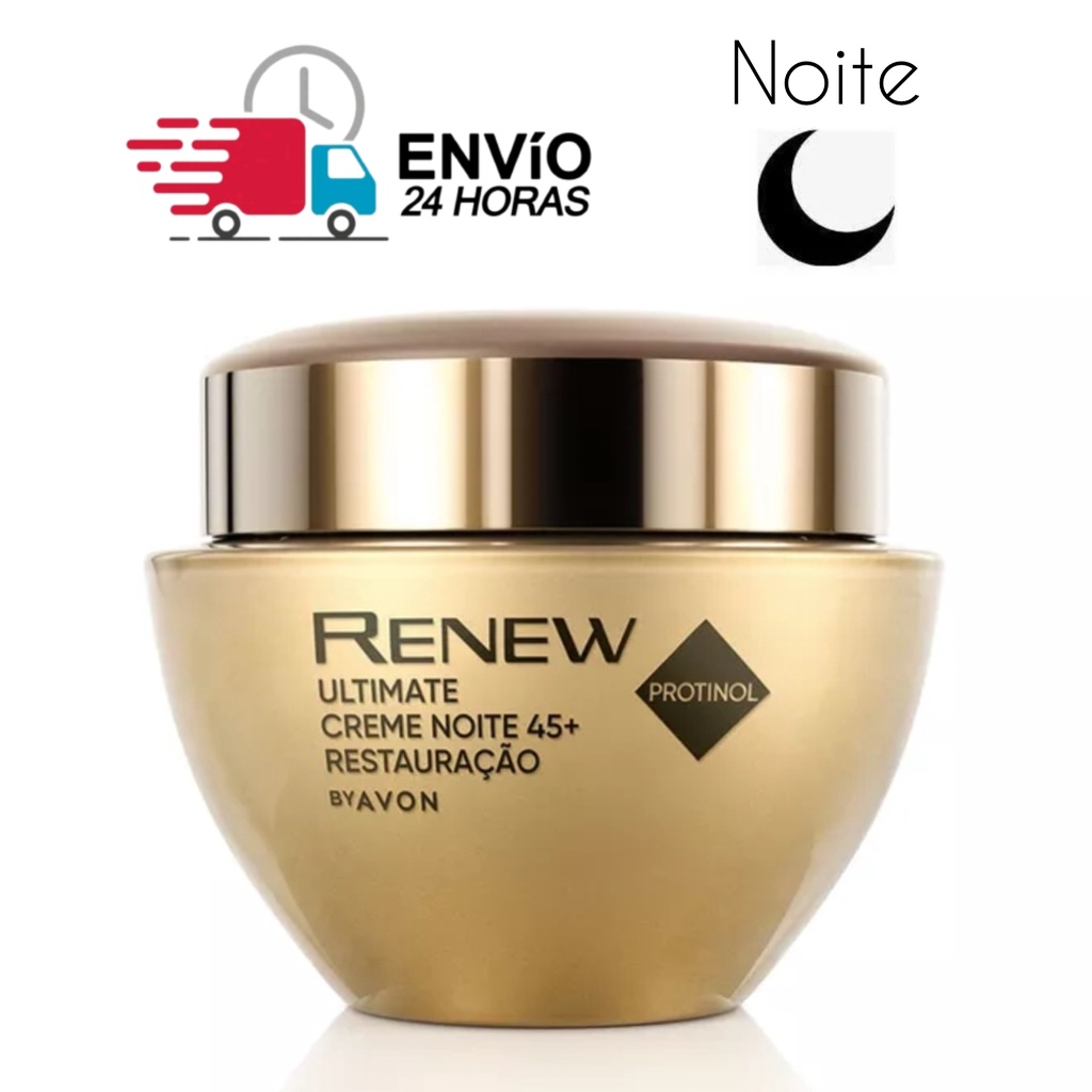 Avon Renew Ultimate Noite 45+ Creme Facial Restauração- 50g