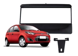 Contra Frente 1 Din Ford Fiesta E Courier 1996 A 2002 Preta
