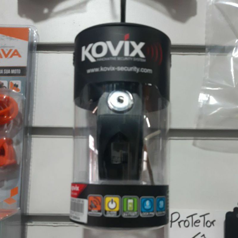 Cadeado Kovix, Trava Disco Kd6 (com Alarme) | Shopee Brasil