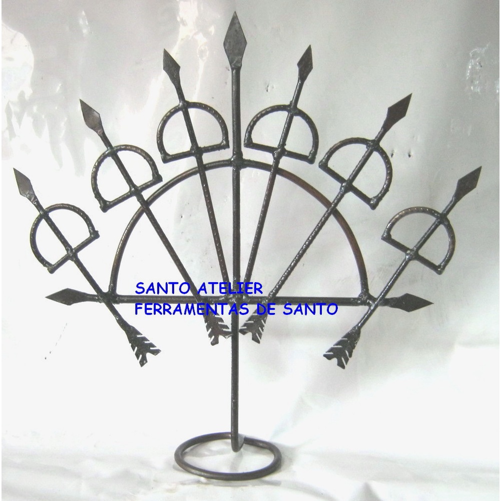 Oxossi oxosse assentamento ferramenta ponto no ferro no candomblé na umbanda 40 cm