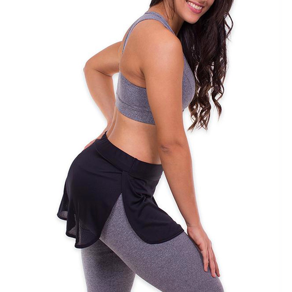 Saia Tapa Bumbum Justfit Fitness Sport Treinar Com Discrição