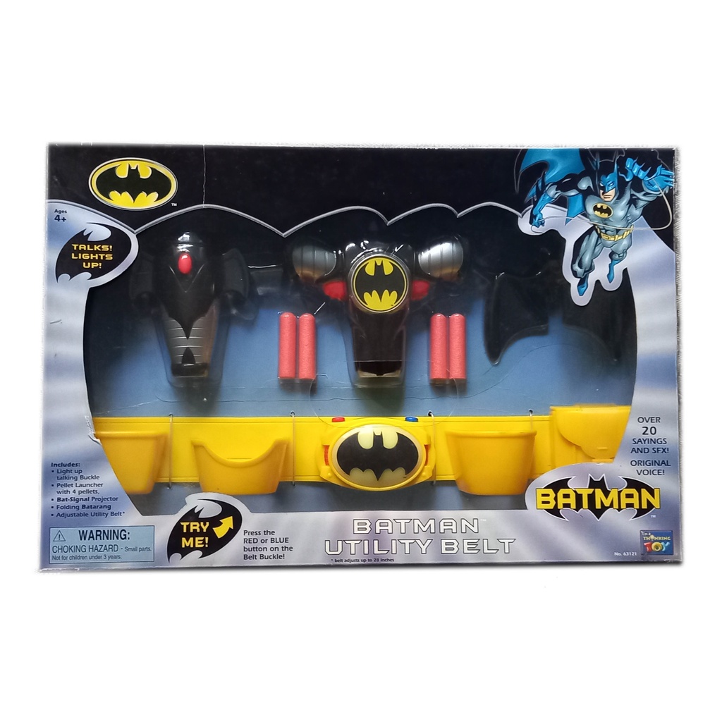 Minifigura do filme Batman lego - Batman c/ Cinto Utilidades e Microfone ( Batman Batendo Códigos) em Promoção na Americanas