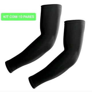 Kit 10 Pares De Manguito Unissex Manga Proteção Uv Atacado Revenda