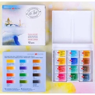 Kit 12 Tintas Aquarela White Nights Pastilha 1193