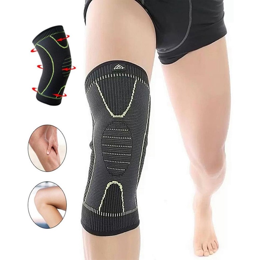 Joelheira De Compressao Tensor Alivio De Dor No Joelho Meia | Shopee Brasil