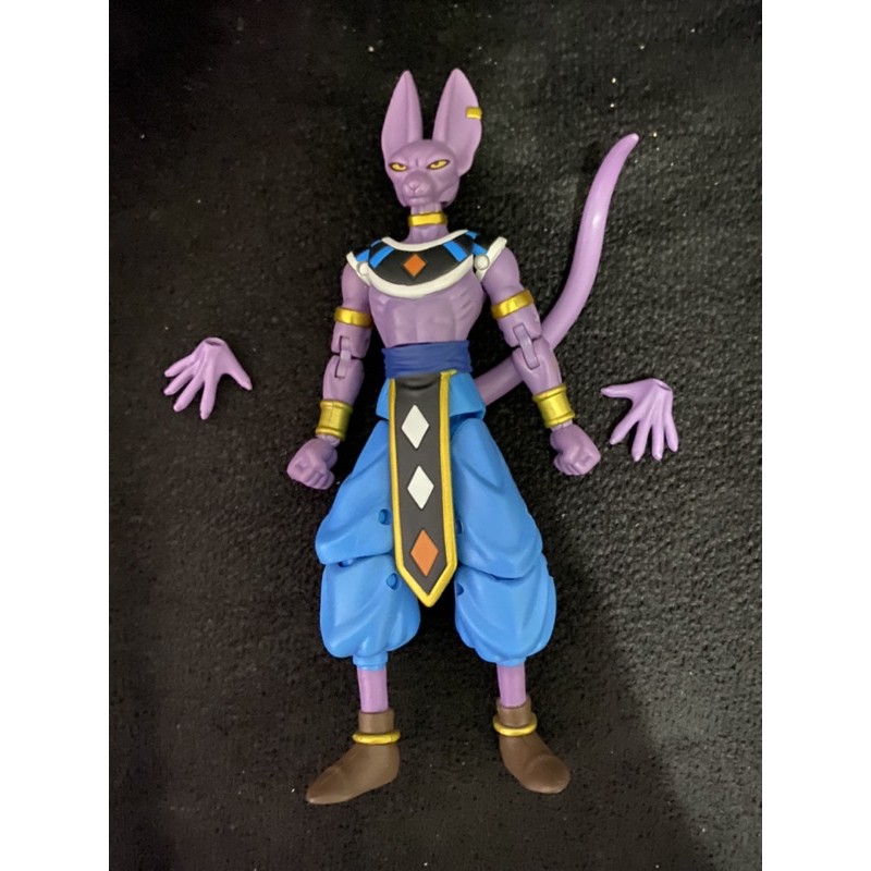 Action Figure Beerus Dragon Ball Super Linha Dragon Star Bandai sem ...