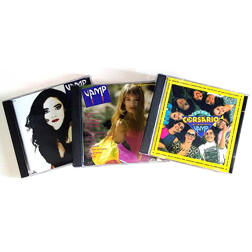 3 Cd's Vamp - Nacional, Internacional E Rádio Corsário 1991 ...