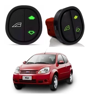 Botão Interruptor De Vidro Elétrico Ford Ka 2008 à 2012 2 Portas Simples