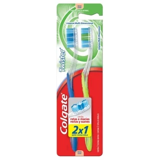 Escova Dental Colgate Twister Leve 2 Pague 1 em Oferta na Shopee
