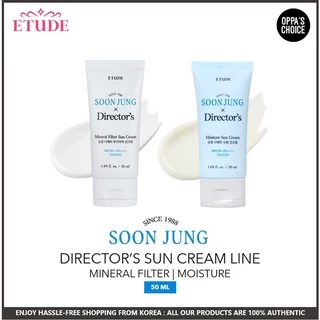 [READY TO SHIP] ETUDE SOON JUNG DIRECTOR’S SUN CREAM 50ML (MINERAL FILTER / MOISTURE SUN)
