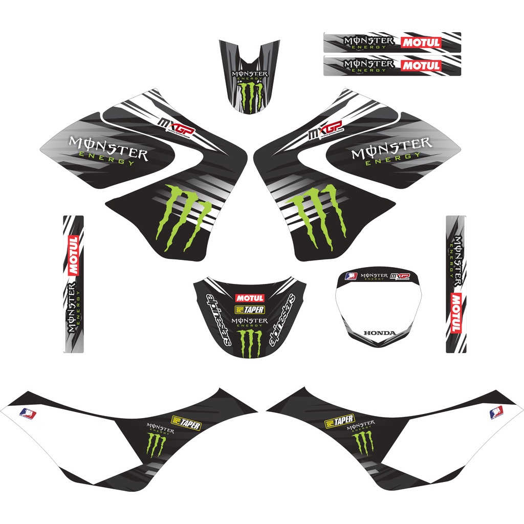 Kit Adesivos Graficos Falcon Trilha Motocross Shopee Brasil