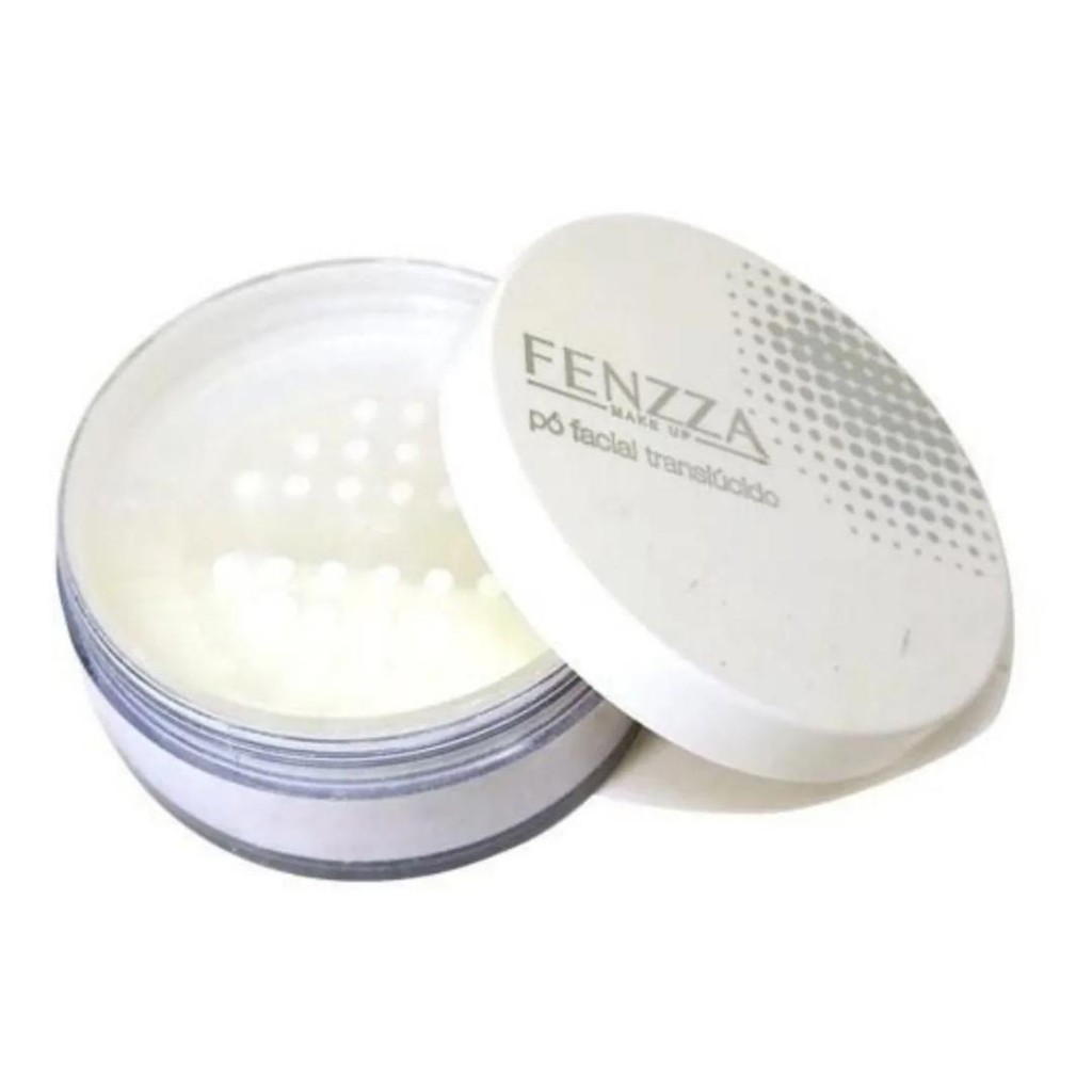 Pó Solto Facial Translucido Fenzza Não Estoura No Flash Branco Make 1 ...