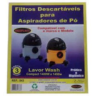 Saco descartável aspirador de pó Lavor Wash Compact