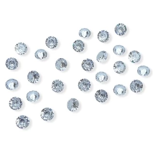 100 UNIDADES ZIRCÔNIA REDONDA CÚBICA CRISTAL 3MM