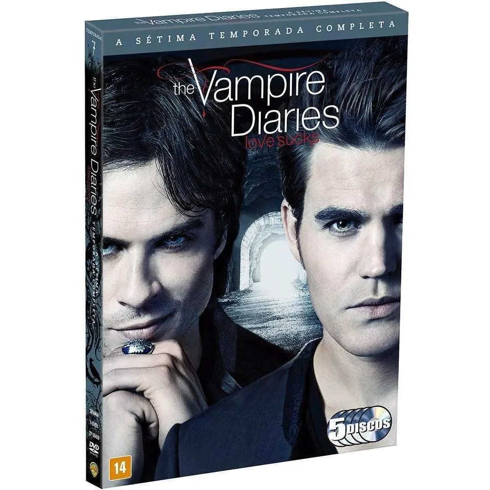 DVD The Vampire Diaries 7ª temporada completa - Lacrado | Shopee Brasil