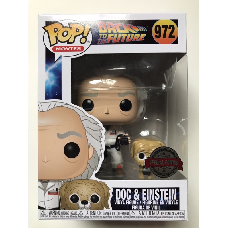 Funko Pop! Movies Back to the Future - Doc & Einstein #972 Funko Pop! Movies Back to the Future - Doc & Einstein #972