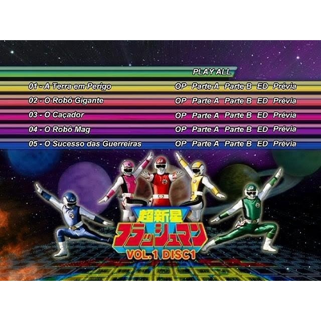 Dvds Flashman Dublado Completo Dual Audio + Legendas | Shopee Brasil