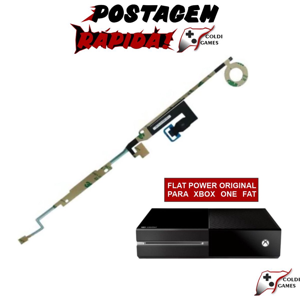cabo-flat-touch-power-eject-xbox-one-original-c-adesivo-3m-escorrega