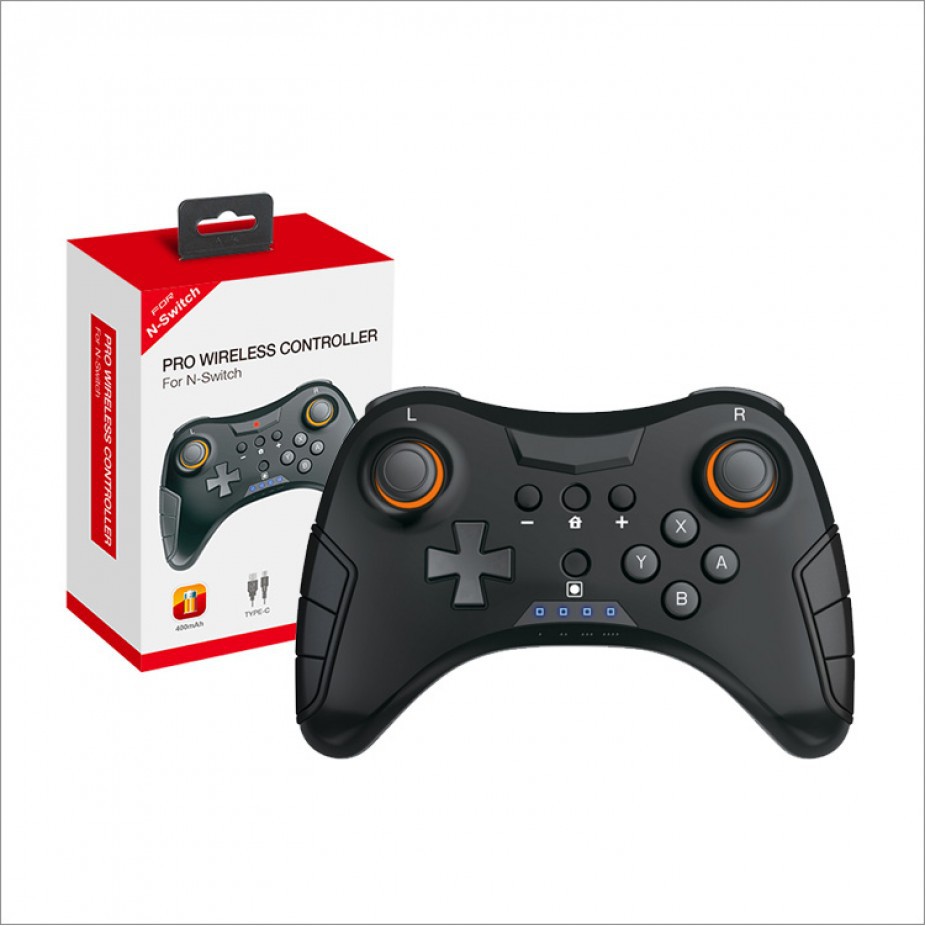 Controle Sem Fio Nintendo Switch Pro Wireless Dualshock Tns-1724 - Preto