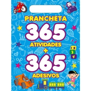 Prancheta 365 Atividades e Adesivos