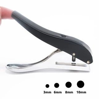 Furador de Papel Alicate 1 Furo de Metal 3mm/6mm/8mm/10mm