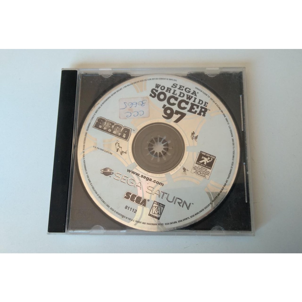 Jeu Sega Saturn - Sega Worldwide Soccer 97 (État Correct, Jouable)
