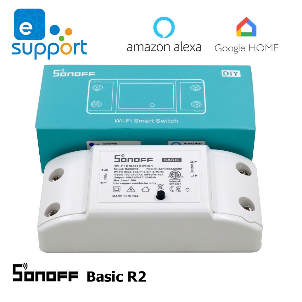 Sonoff Basic R2 Interruptor Inteligente Wifi Alexa Bivolt 110V