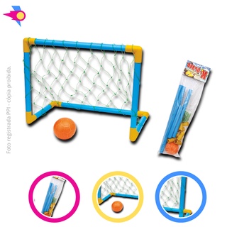JogoFutebol Gol Golzinho Mini Trave Rede + Bola brinquedo