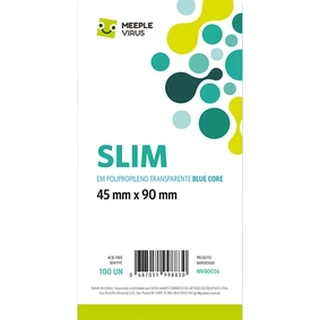 Sleeve Blue Core Slim 45 x 90 mm - 100 unidades