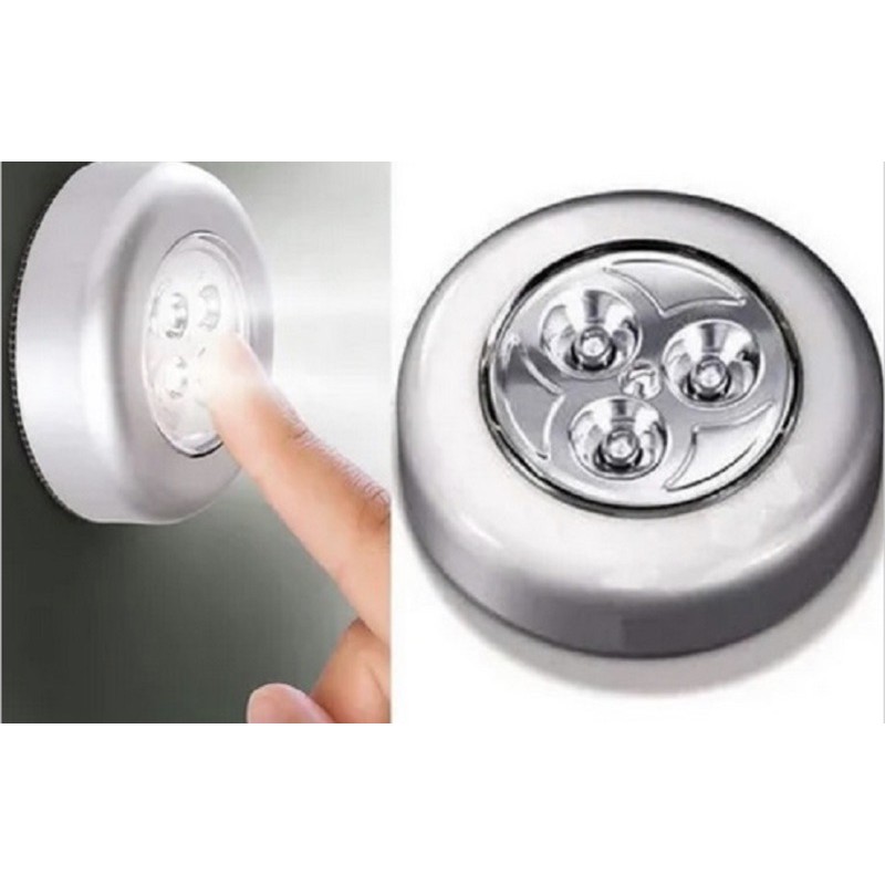 Lampada Luminária Toque 3 Led Guarda Roupa Armário Oferta | Shopee Brasil