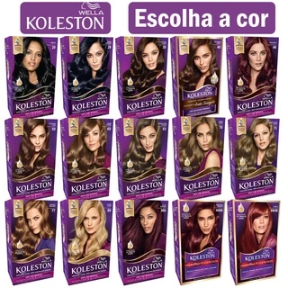 Tintura Koleston escolha a cor