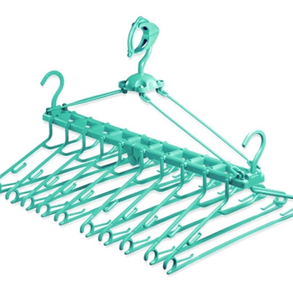 Varal de Roupa Retrátil com 10 Cabides- Cabideiro Varal AREA DE SERVIÇO ...