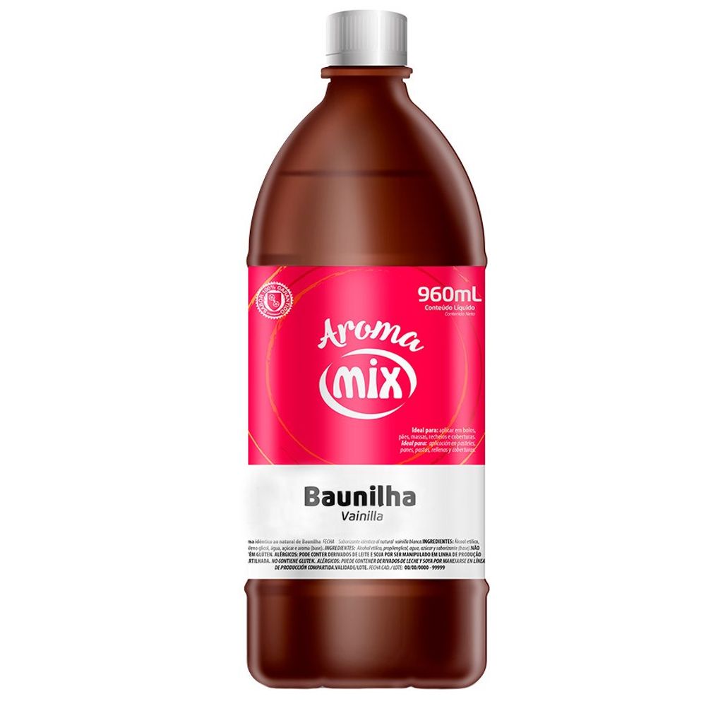 Aroma Alimenticio Vários Sabores 960ml Mix