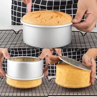 6 Polegada 304 Alumínio Cozimento Bolo Molde Ferramenta Chiffon Ânodo Fundo Vivo Anodizado Redondo Bakeware Pan