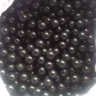 Bolinha de gude vidro preto para decoração 50 unid 16mm (diametro) em Oferta na Shopee