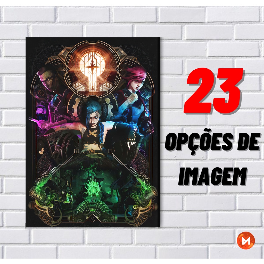 Placas decorativas quadros Jojo Bizarre Adventure Anime em MDF - 1 ao 16