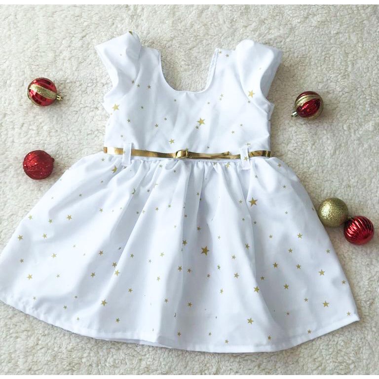 Vestido infantil ano hot sale novo