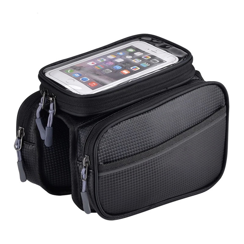 Bolsa Porta Celular Quadro Bike Bicicleta Ciclista C/ Zipper