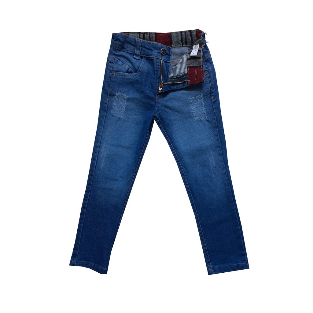 Calça jeans best sale infantil masculina promoção