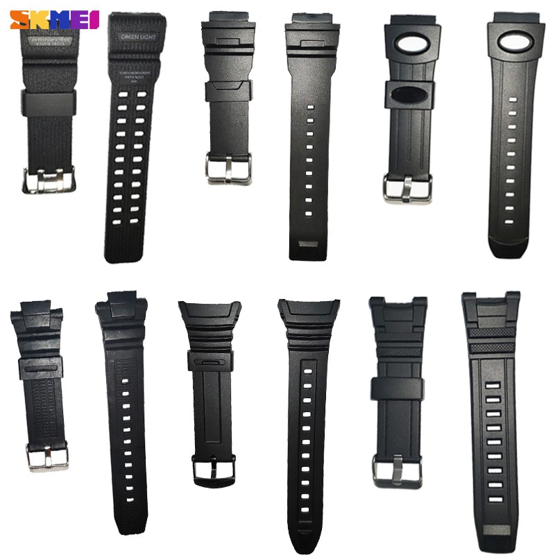 Skmei Fashion Watch Strap Plastic Rubber Straps For Different Model Bands Strap Watchbands 1243 1270 1278 1384 1283 1226 Strap of Skmei