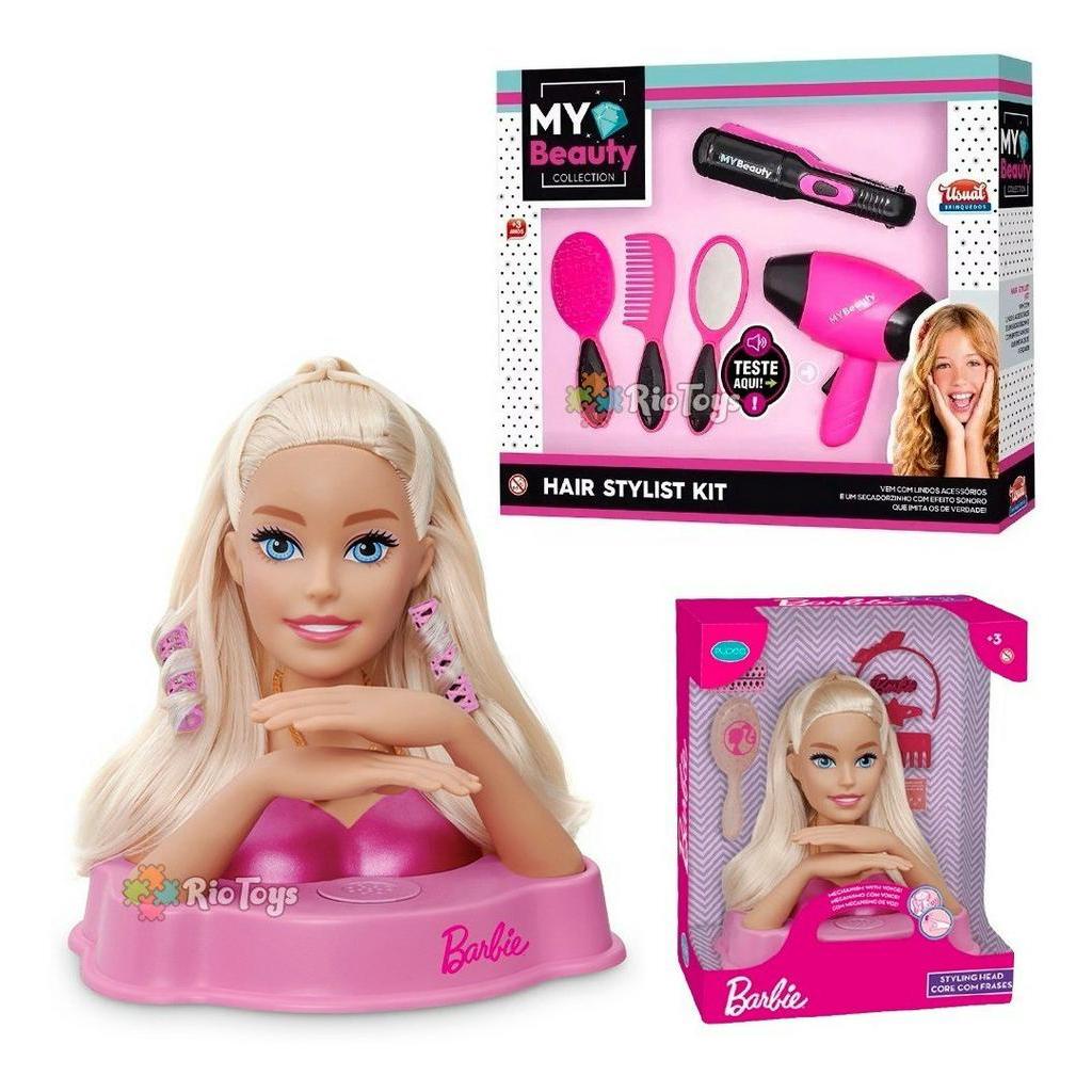 Playset Barbie Salão de Beleza HKV00 - Mattel - brincasa