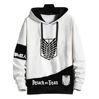 Blusa Casaco de Moletom P&B Diagonal Atack on Titan A518