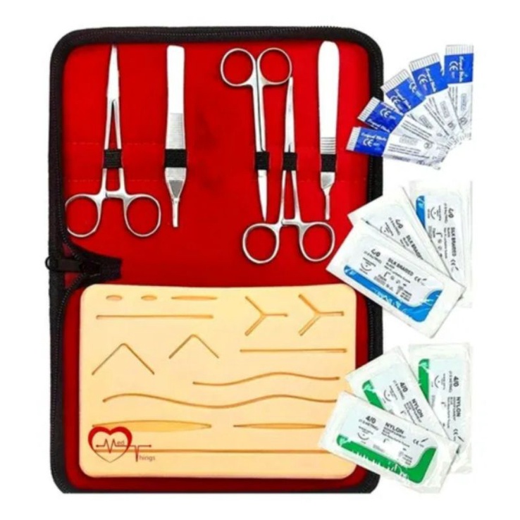 Kit Pad Pr&aacute;ctica Sutura E Indiciones Modelos Anat&ocirc;micos | Parcelamento