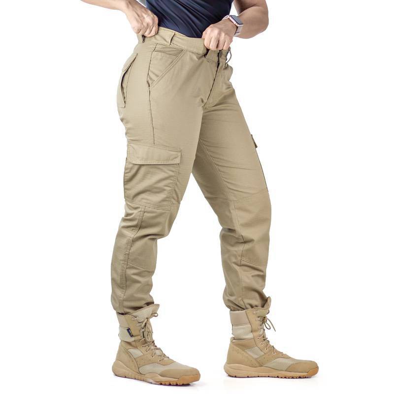 Calça best sale militar bege